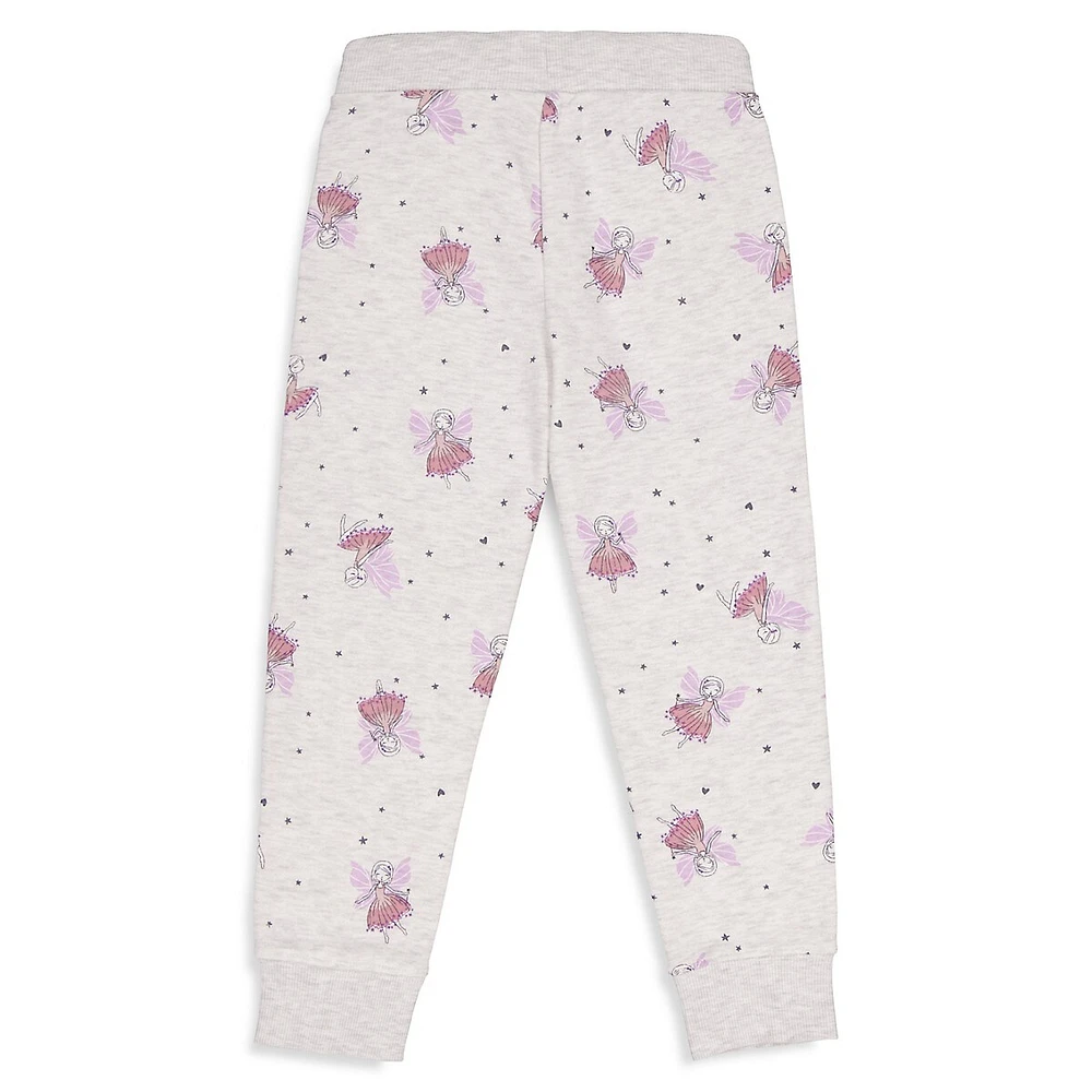 Little Kid's Yardage Print Joggers