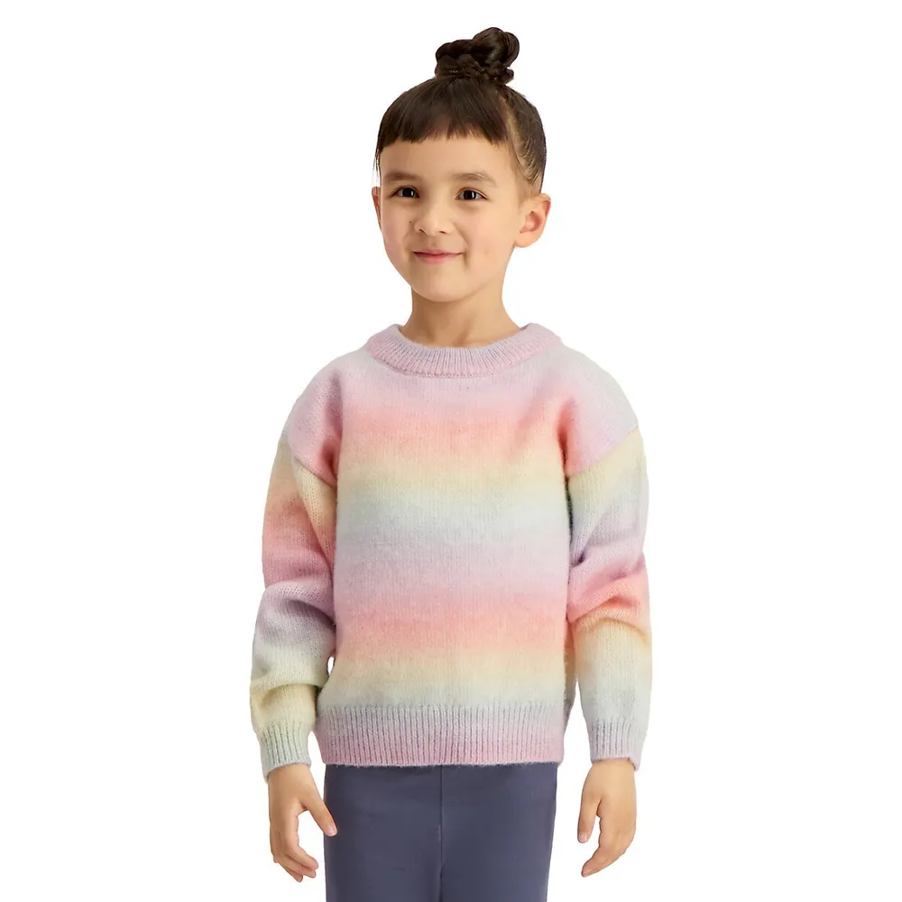Anko Little Girl's Ombré Knit Sweater