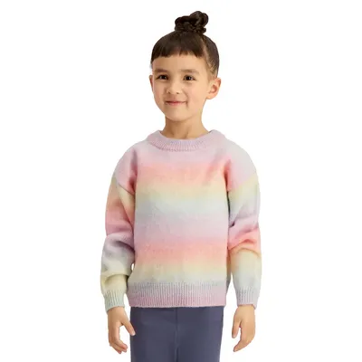 Little Girl's Ombré Knit Sweater
