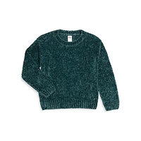 Little Girl's Chenille Sweater