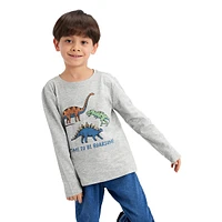 Little Boy's Slub-Print T-Shirt