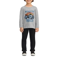 Little Boy's Slub-Print T-Shirt