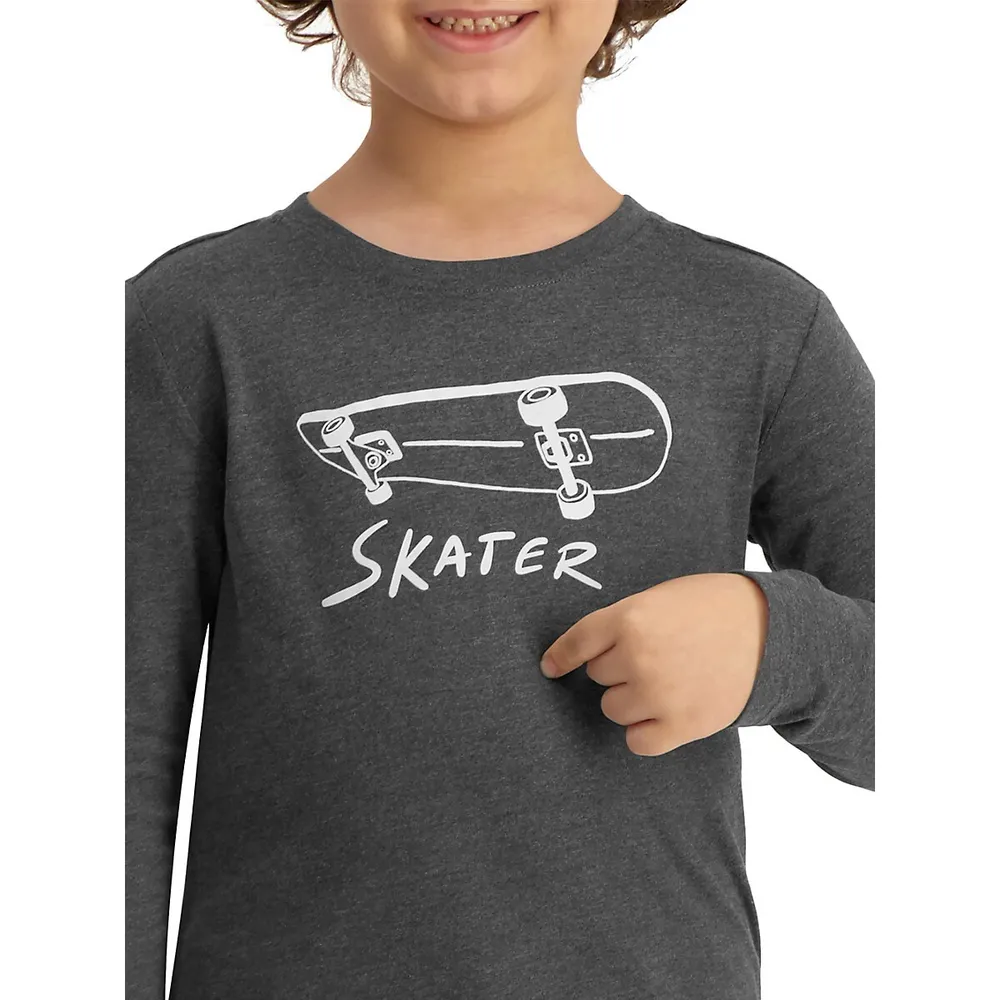 Little Boy's Long-Sleeve Printed T-Shirt