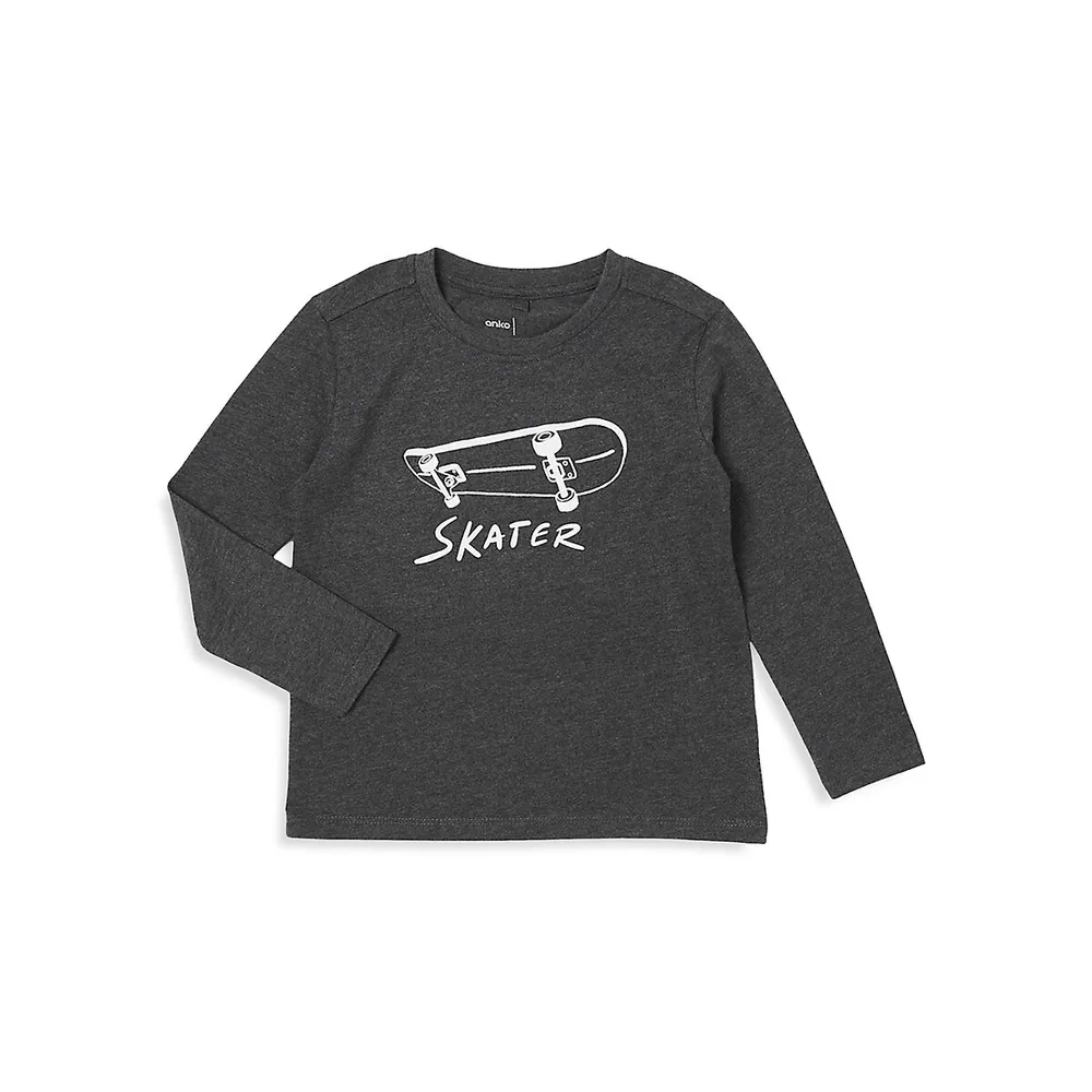 Little Boy's Long-Sleeve Printed T-Shirt