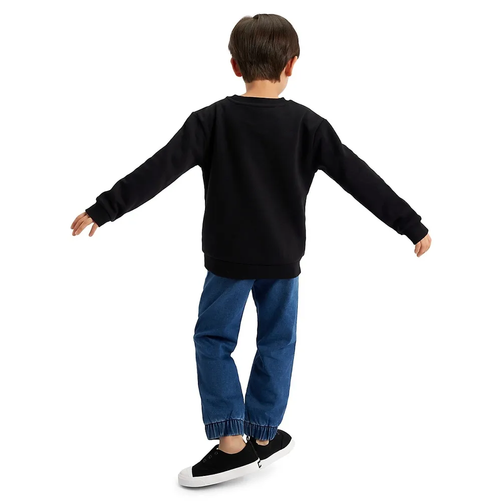 Little Boy's Printed Crewneck Sweatshirt