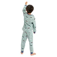 Little Boy's 2-Piece Dog-Print Pyjama Set