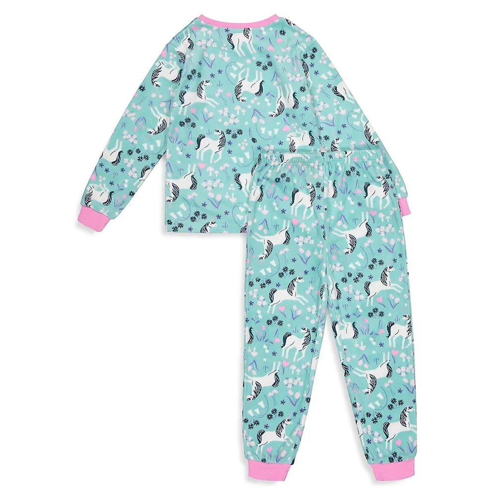 Little Girl's 2-Piece Super Soft Pyjama Set