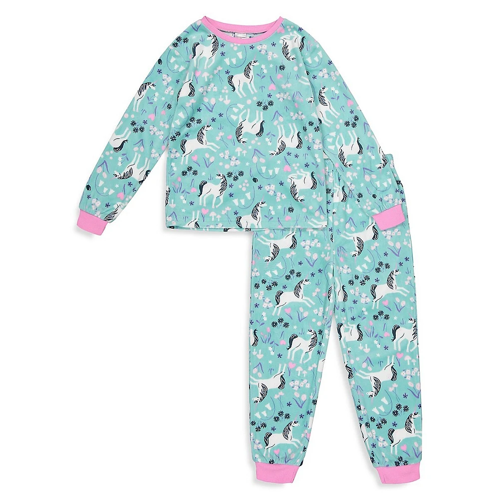 Little Girl's 2-Piece Super Soft Pyjama Set