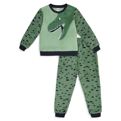 Little Boy's 2-Piece Fleece Pyjama Set
