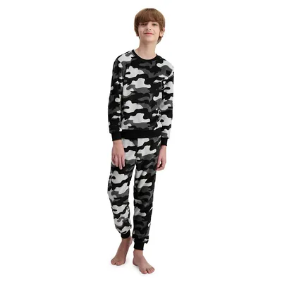 Boy's 2-Piece Fleece Pyjama Set