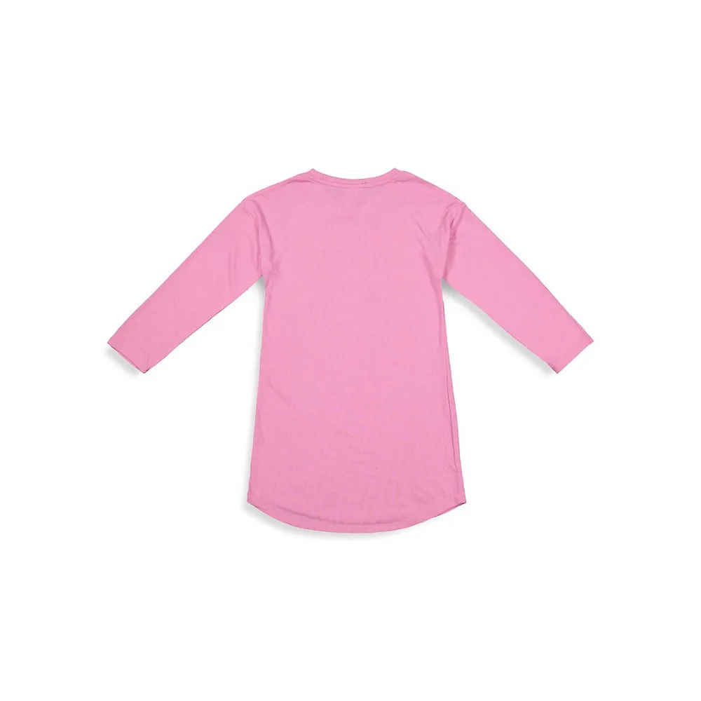 Little Girl's Long-Sleeve Sleepshirt