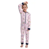 Little Girl's Unicorn Rainbow Coverall