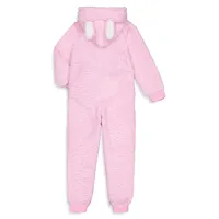 Little Girl's Novelty Faux-Fur Coverall