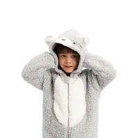 Little Boy's Novelty Faux-Fur Coverall