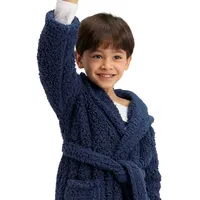 Little Boy's Novelty Textured Plush Robe