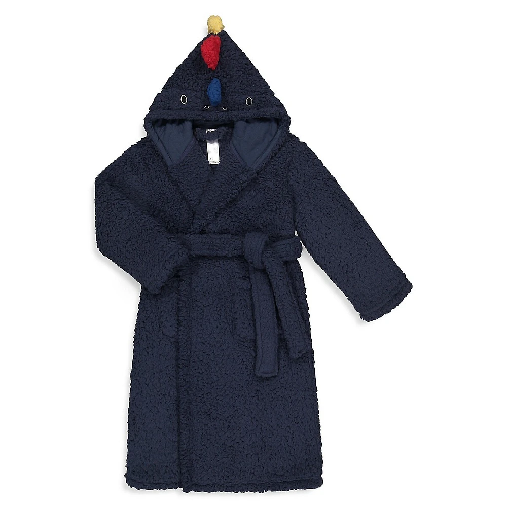 Little Boy's Novelty Textured Plush Robe