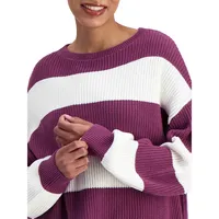 Stripe Slouch Sweater