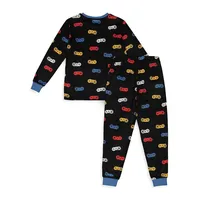 Boy's 2-Piece Super Soft Printed Pyjama Set