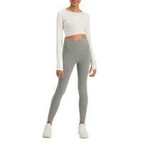 Long-Sleeve Seamfree Crop Top