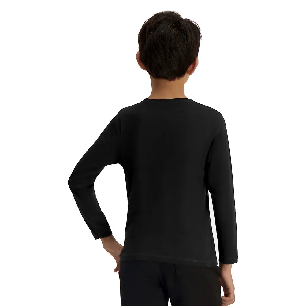 Kid's Long-Sleeve Slub T-Shirt