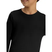 Kid's Long-Sleeve Slub T-Shirt