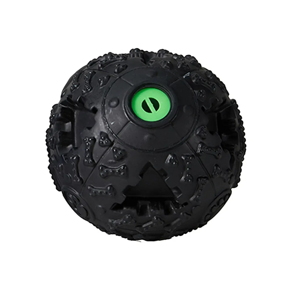 Noise Treat Ball Dog Toy - Black