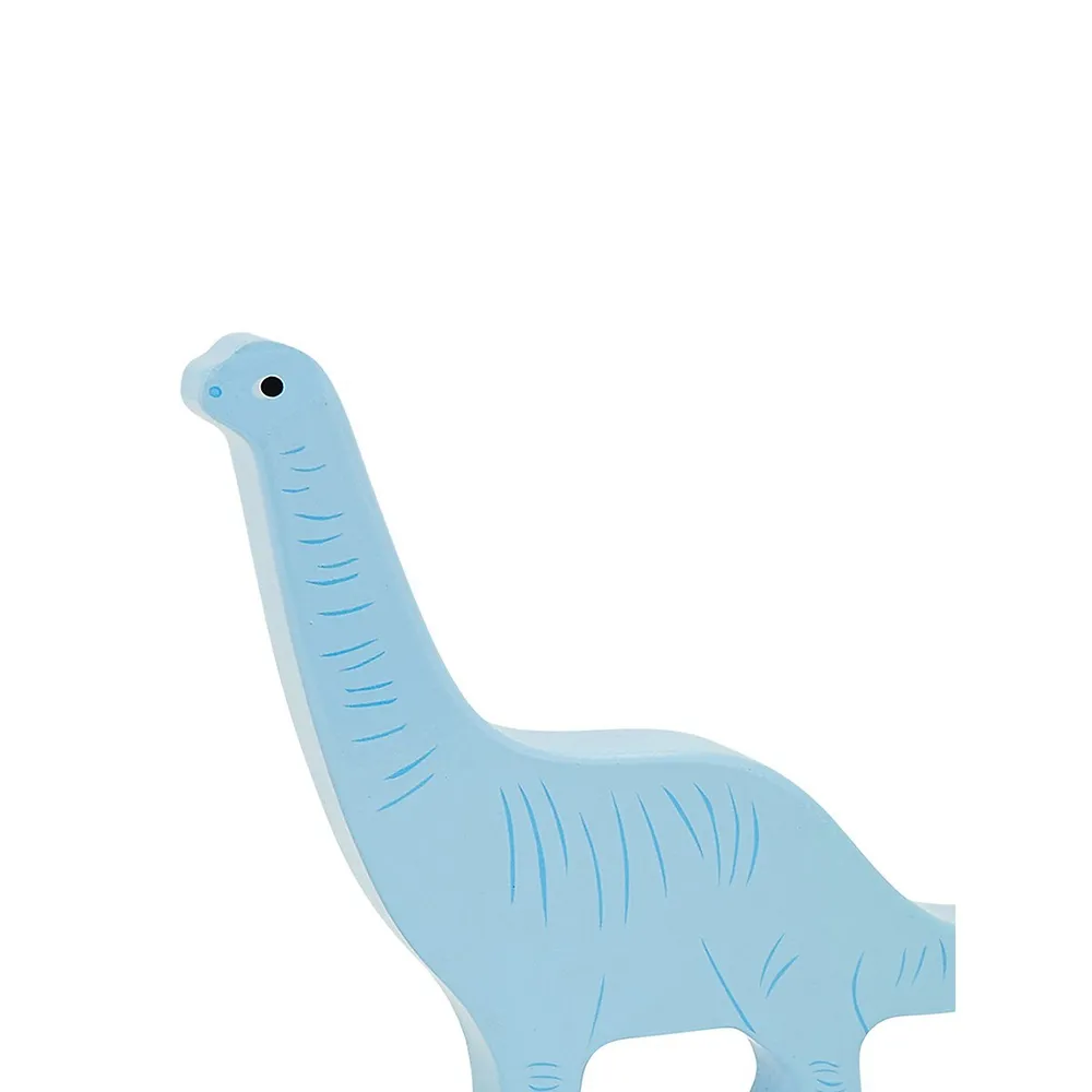 Wooden Brontosaurus Dino Toy