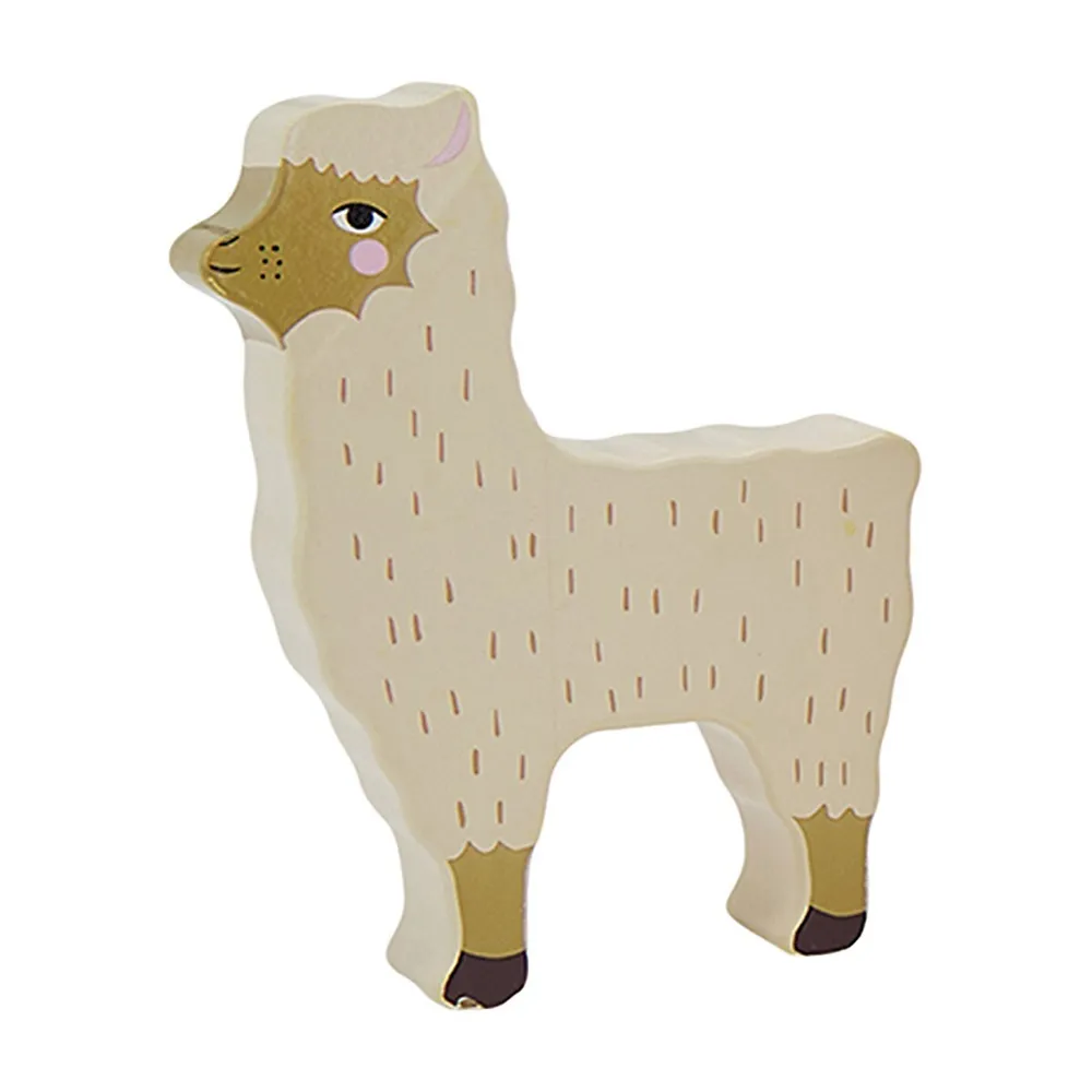 Wooden Llama Farm Animal Toy