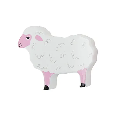 Wooden Sheep Farm Animal Toy