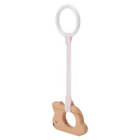 Rabbit Wooden Teether Stroller Toy