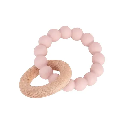 Wooden & Silicone Teether