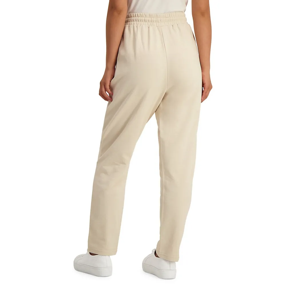 Straight-Leg French Terry Trackpants