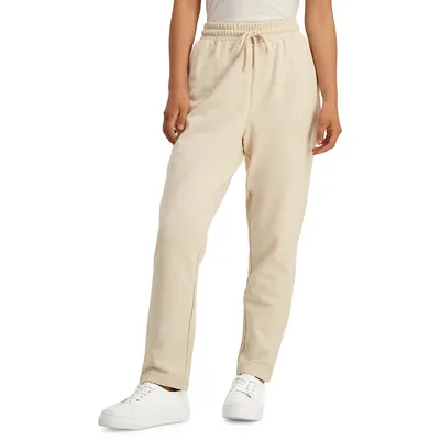 Straight-Leg French Terry Trackpants