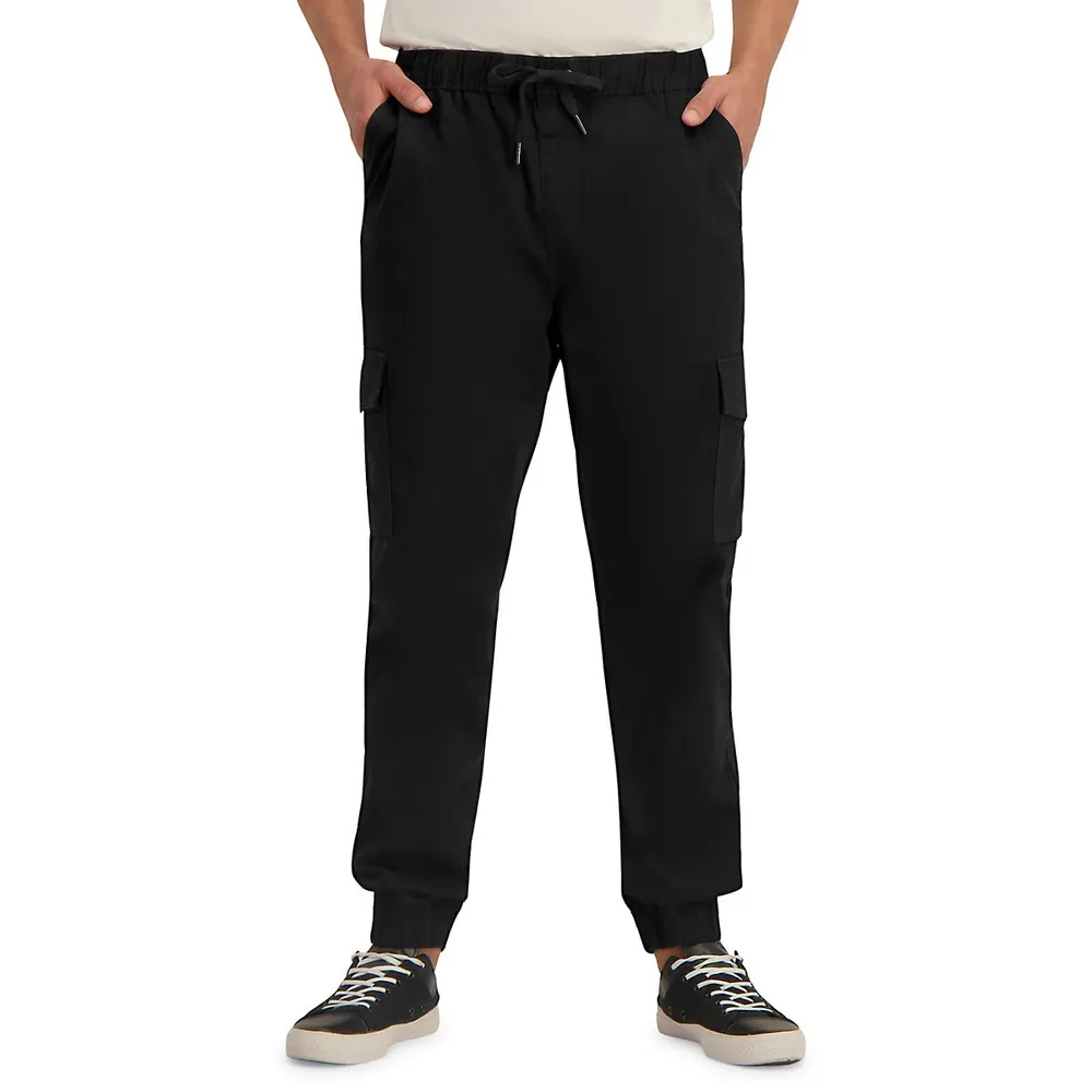 Anko Elastic Waist And Cuffed Cargo Pants