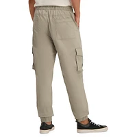 Elastic Waist And Cuffed Cargo Pants