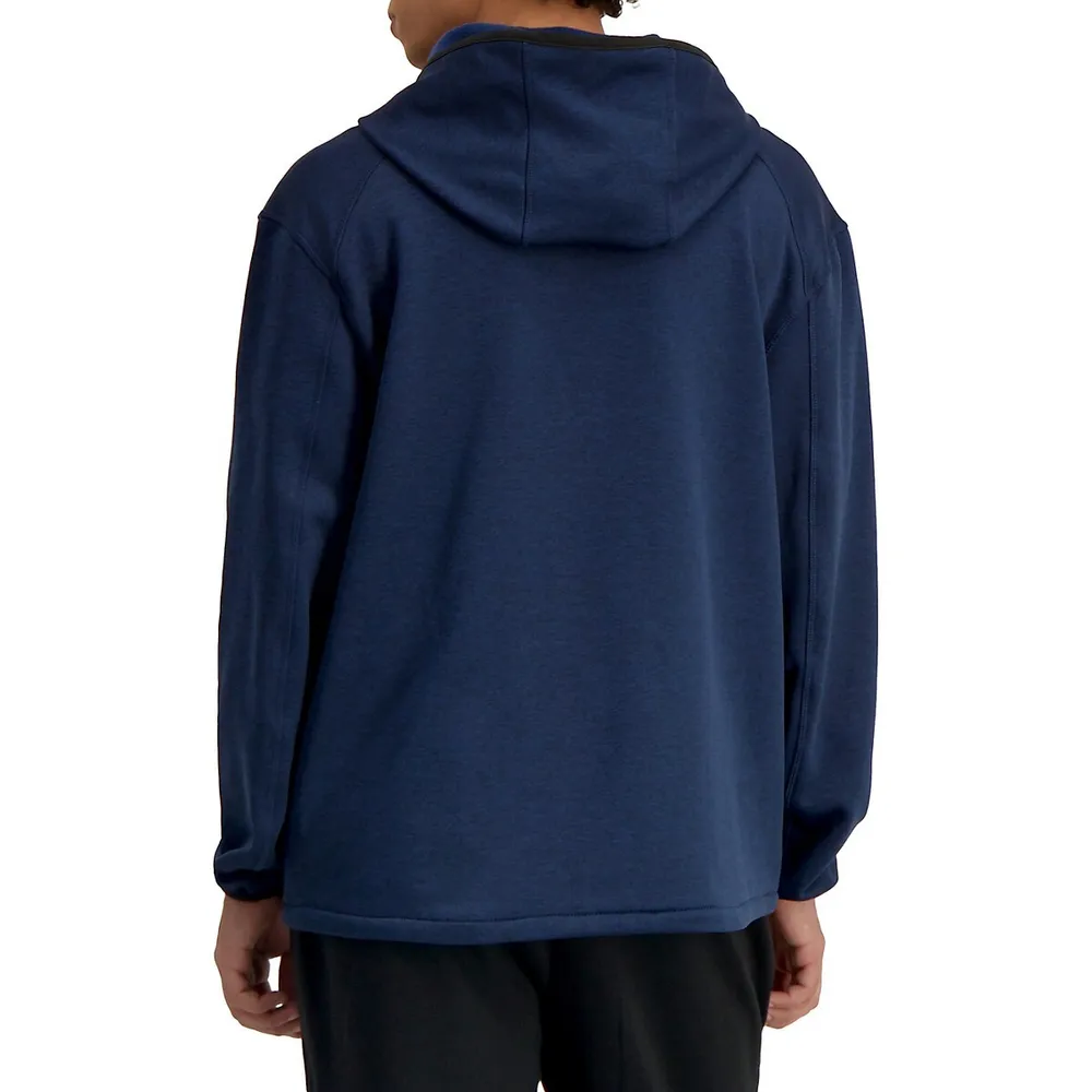 Active Front-Zip Micro-Fleece Hoodie