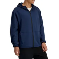 Active Front-Zip Micro-Fleece Hoodie