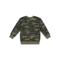 Boy's Camo-Print Sweatshirt