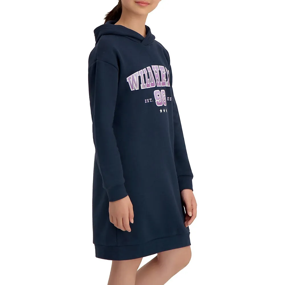 Girl's Wildheart 96 Hooded Sweatshirt Dress