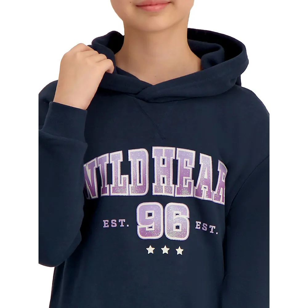 Girl's Wildheart 96 Hooded Sweatshirt Dress