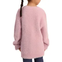 Little Girl's Eyelash Sparkle Knit Sweater