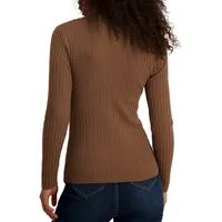 Slim-Fit Ribbed-Knit Crewneck Sweater