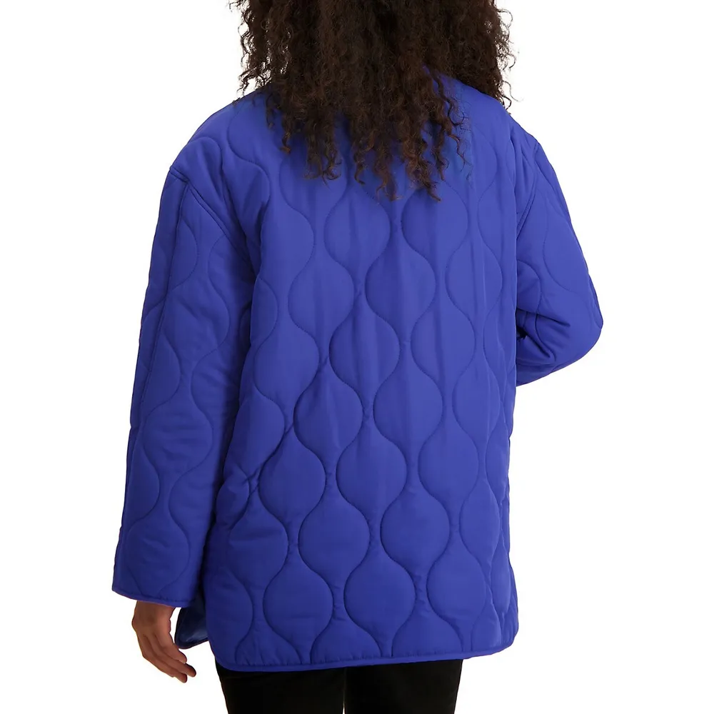 Quilted Puffer Shacket