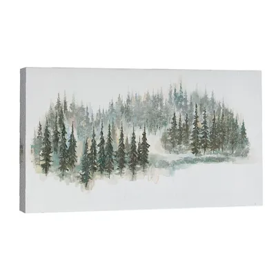 Pine Tree Forest Canvas Wall Art