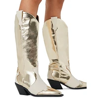 Etta Western-Style Tall Boots