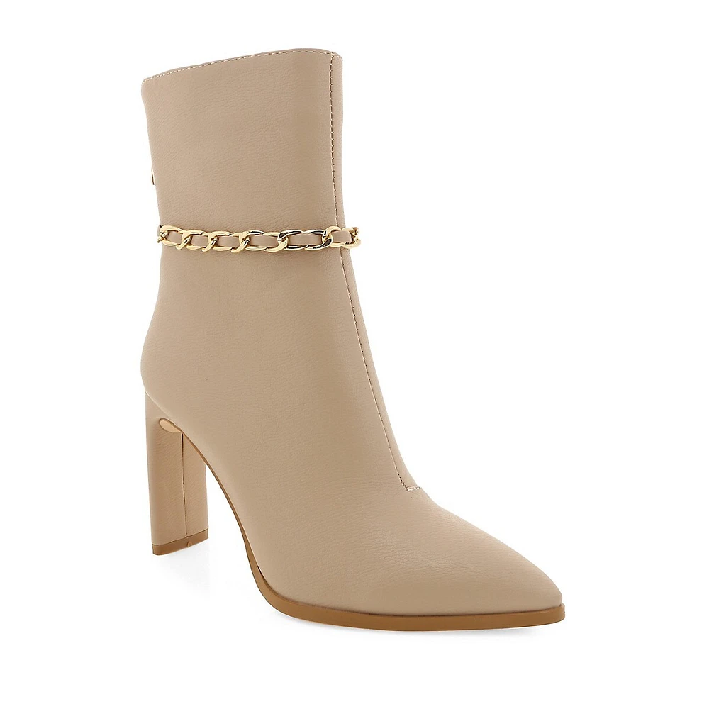 Wardell Ankle High Stiletto Boots