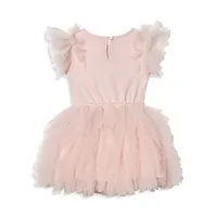Baby Girl's Camden Park English Rose 2-Piece Tiered Dress & Bloomers Set