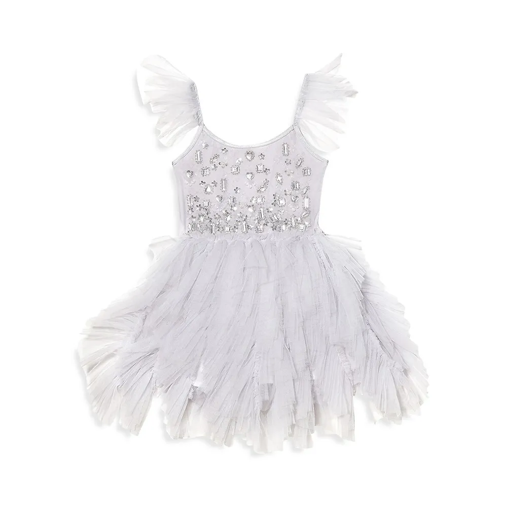 Baby Girl's Crystal and Tulle Dress