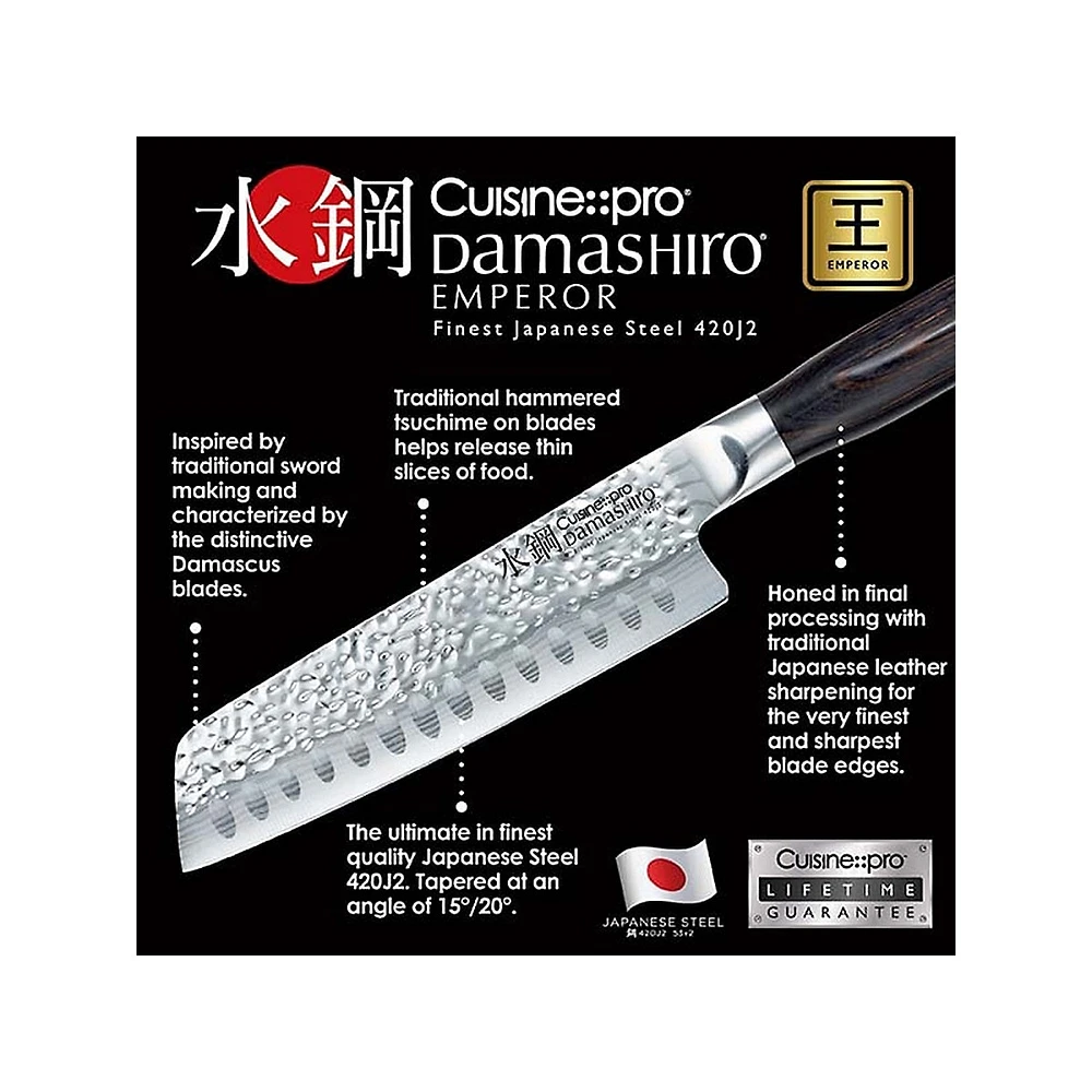 Damashiro Emperor Shi 7-Piece Knife Block Get