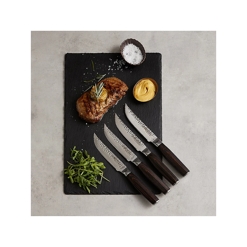 Damashiro Emperor 4-Piece Steak Knife Set